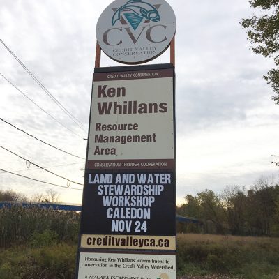 Ken Whillans sign