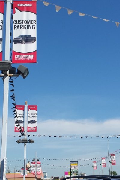 Car Dealer Street Pole Banners